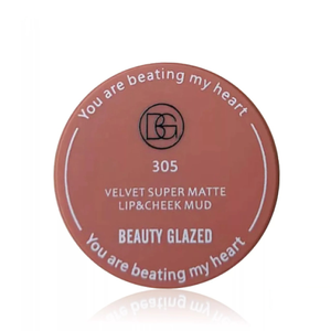 Beauty Glazed Velvet Super Matte Lip & Cheek Mud - 305